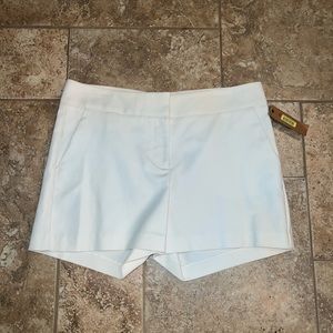 Cremieux cream colored shorts